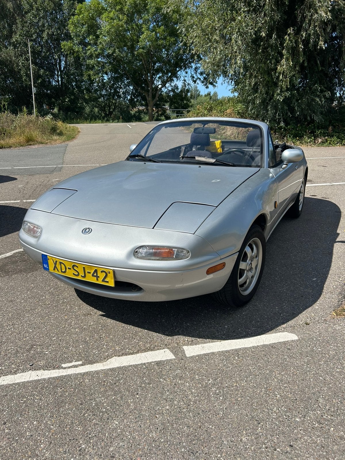 Mazda MX-5 NA | 1995 | 1.6 | 144.000km, Auto's, Achterwielaandrijving, Zwart, 4 cilinders, Cabriolet