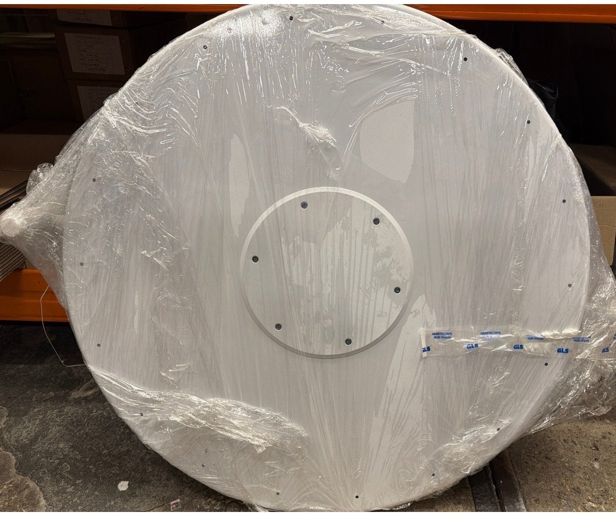 Witte ronde tafel 90 cm - zo goed als nieuw, Ophalen of Verzenden, Zo goed als nieuw, Nvt, Nvt