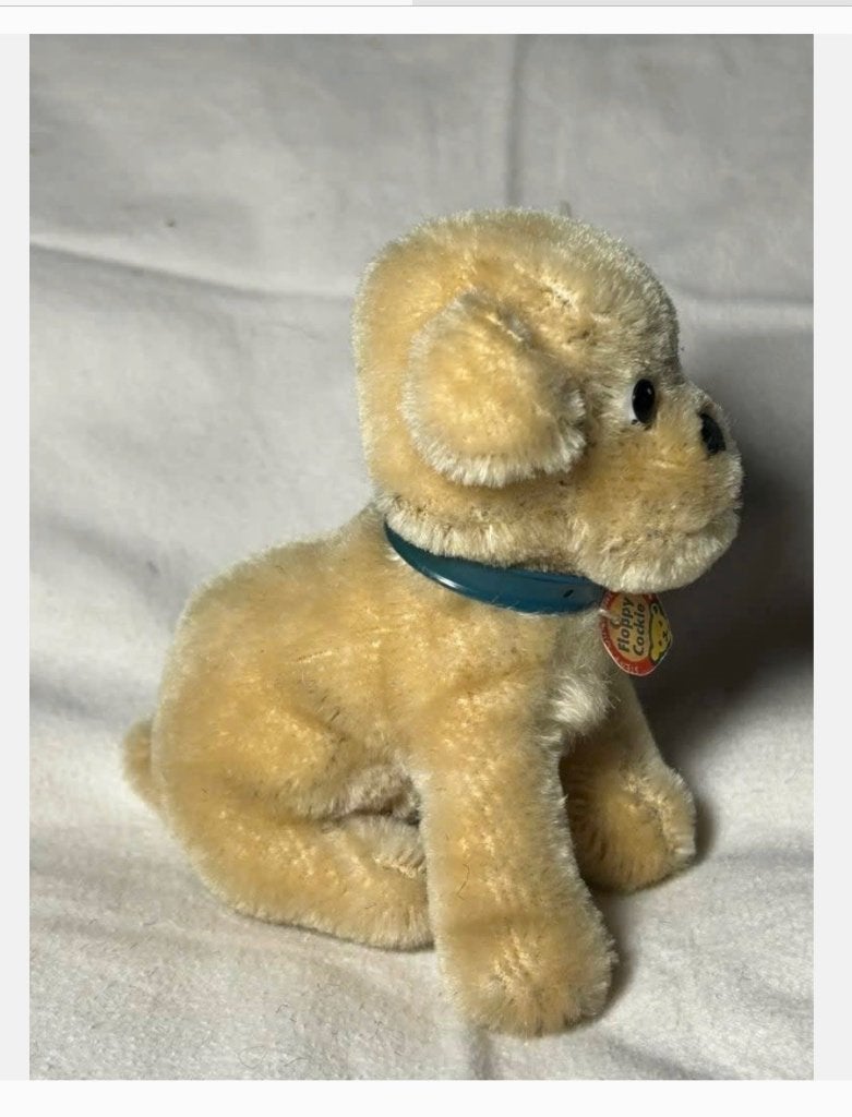 Steiff vintage mops hondje, mopsy, knuffel jaren ‘60-‘70, Ophalen of Verzenden
