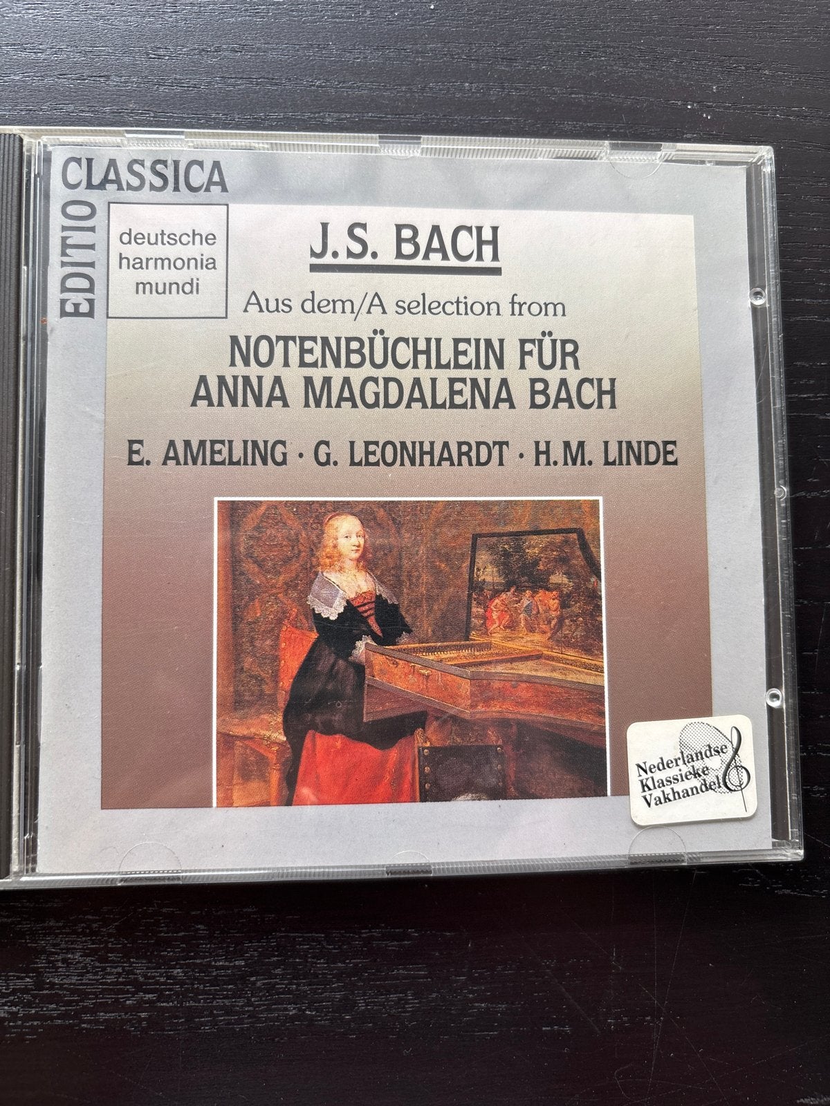 J.S. Bach - Notenbüchlein für Anna Magdalena Bach CD, Cd's en Dvd's, Kamermuziek, Ophalen of Verzenden, Zo goed als nieuw, Inclusief doosje