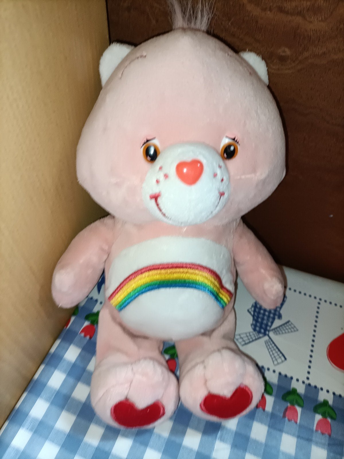 Roze Troetelbeer knuffel 28 cm groot, Ophalen of Verzenden, Zo goed als nieuw, Overige typen