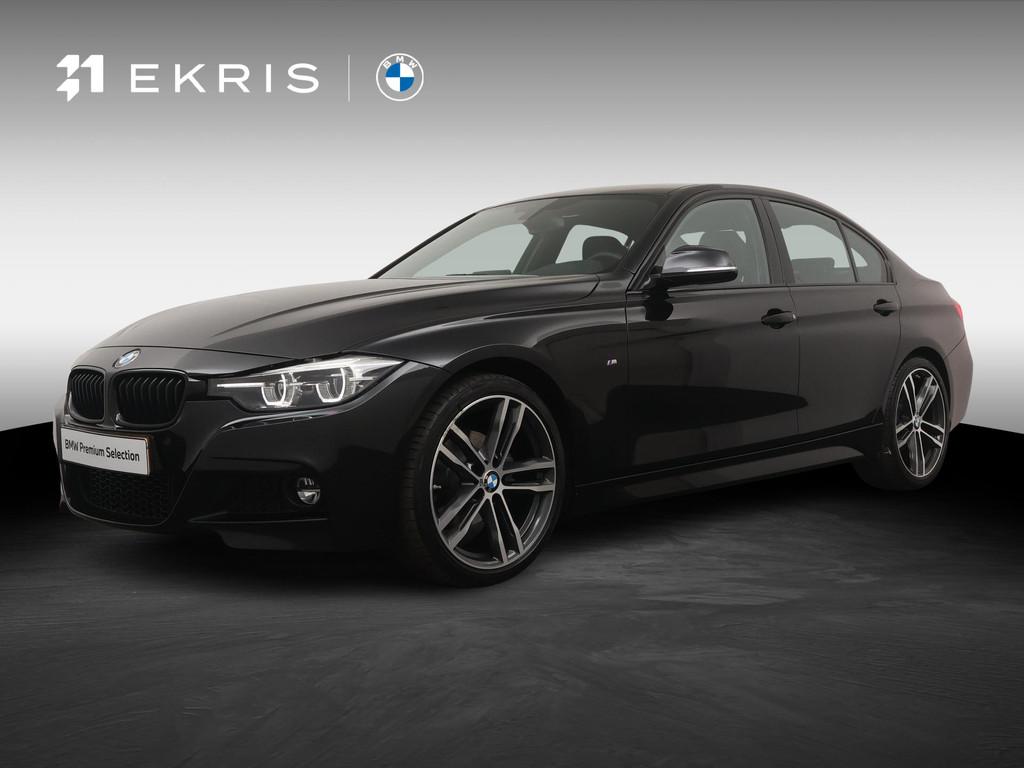 BMW 3 Serie 320i Edition M Sport Shadow Executive | Trekhaak, Auto's, Achterwielaandrijving, 4 cilinders, Zwart, Bedrijf