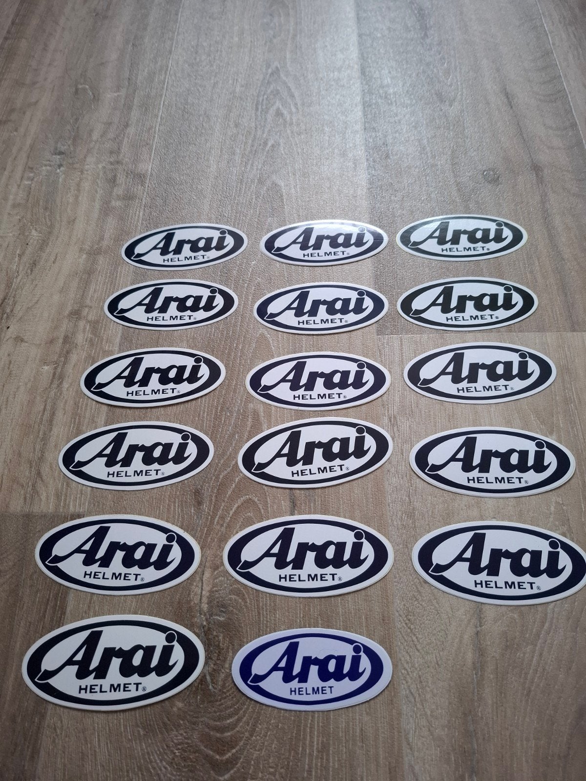 stickers Arai helmen, Ophalen of Verzenden, Zo goed als nieuw, Merk