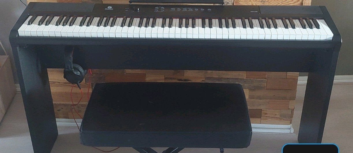 gezocht: digitale pianotafel, Muziek en Instrumenten, Ophalen, Zwart