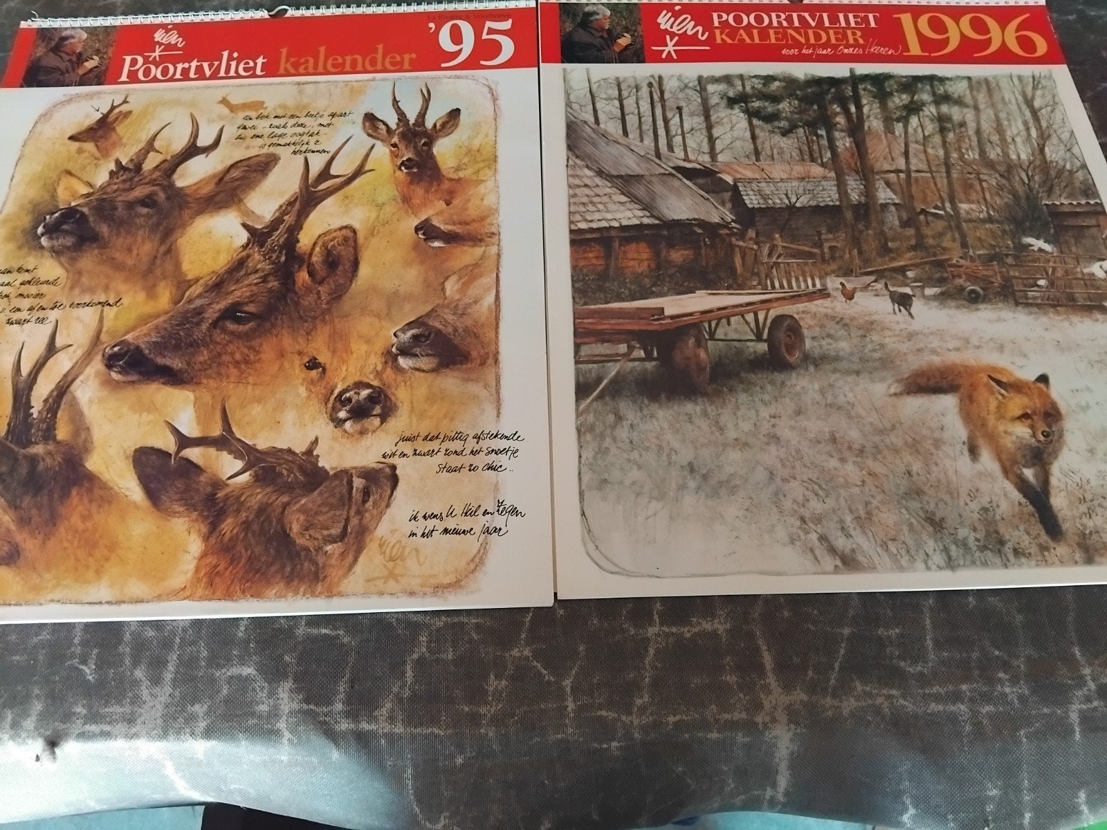 rien poortvliet ( kalenders ), Ophalen, Maandkalender