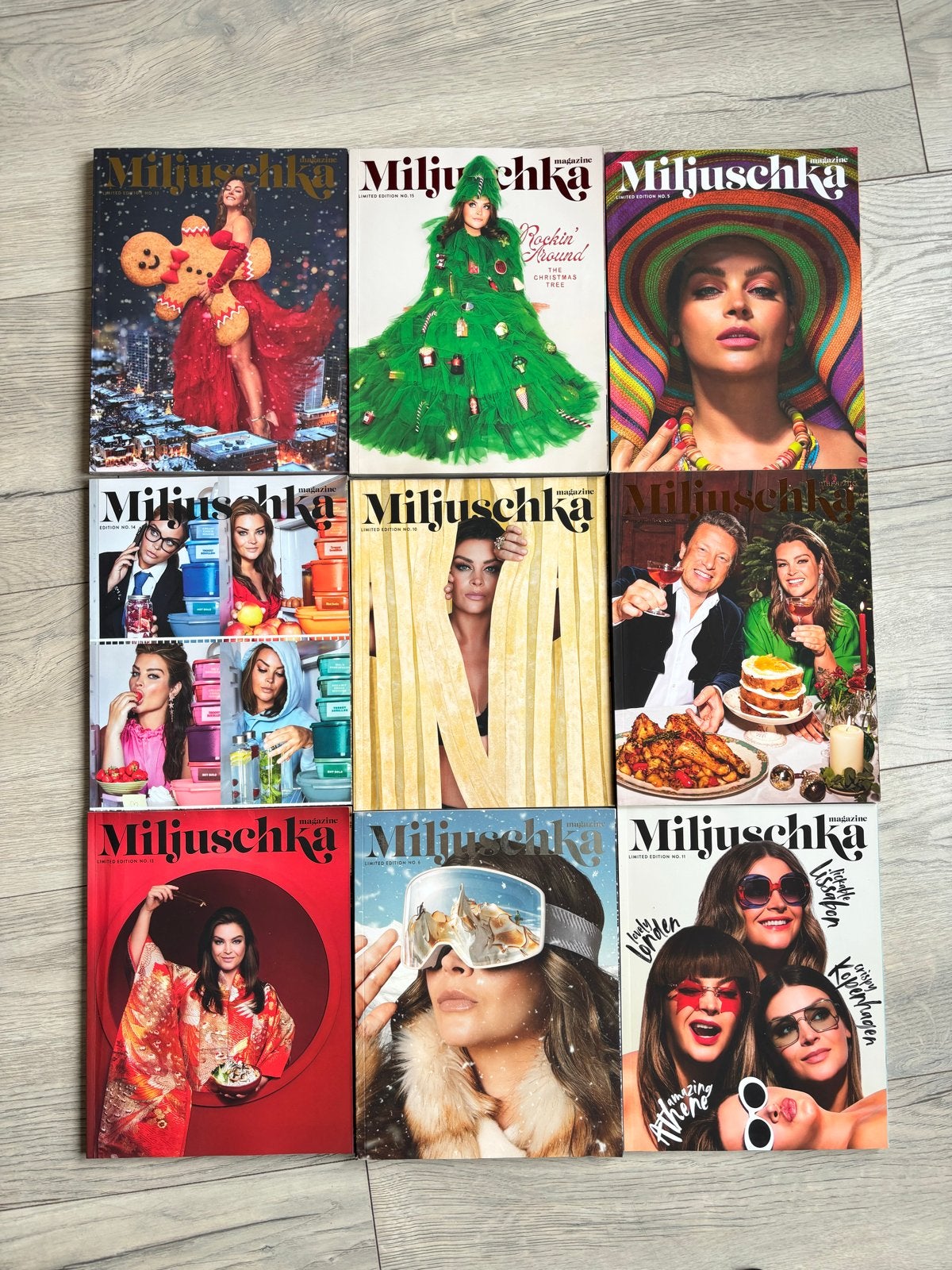 9x Miljuschka Magazine - Complete Collectie, Ophalen of Verzenden, Gelezen, Glossy