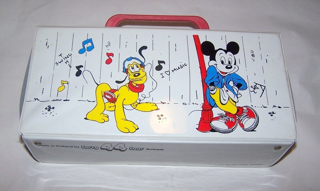 Disney koffertje met zeldzame Disney figuurtjes. Nwst., Verzamelen, Ophalen of Verzenden, Overige figuren, Zo goed als nieuw, Beeldje of Figuurtje