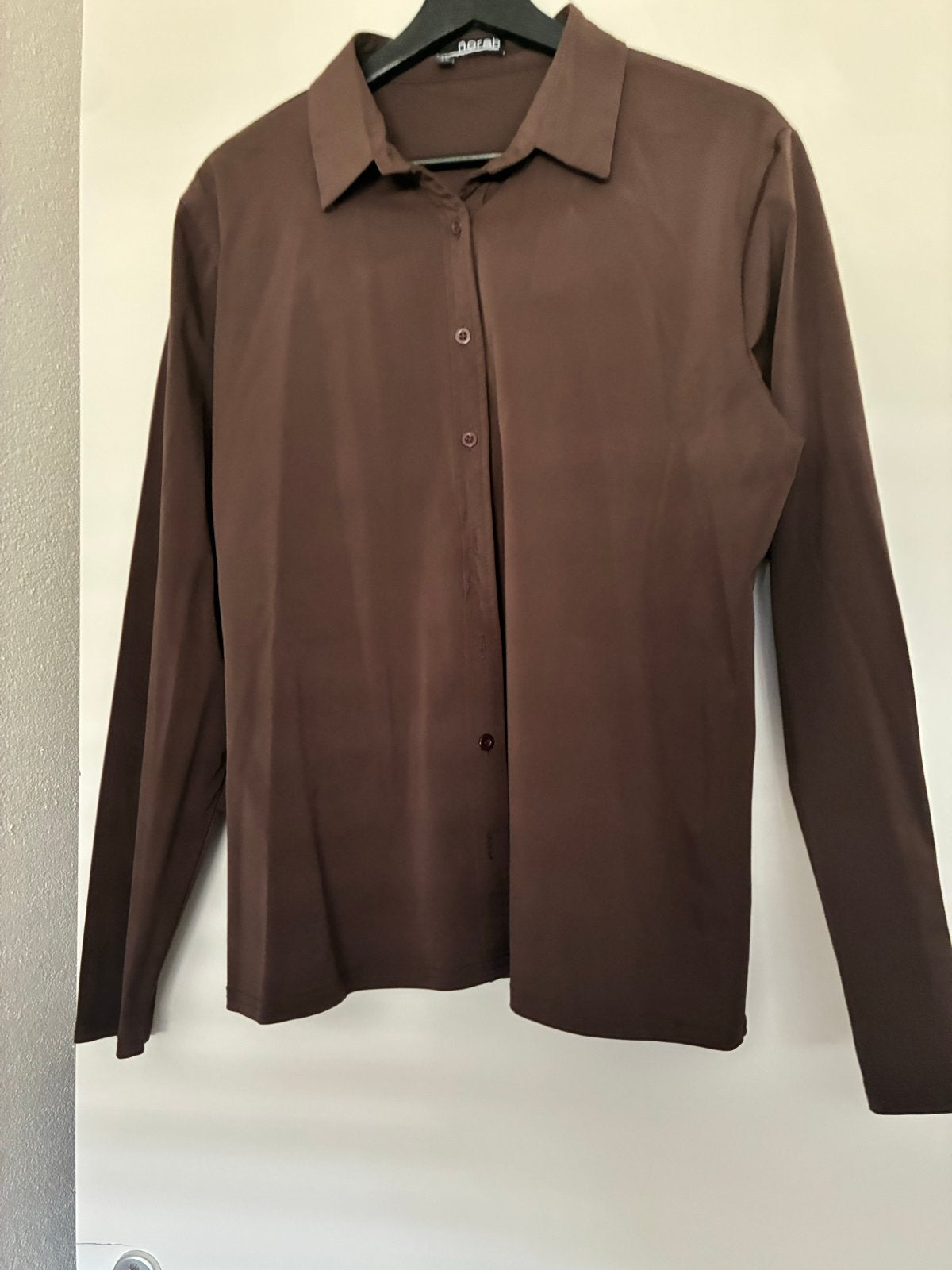 Norah Bruine Blouse en Broek Set - Maat 42/44 (L), Bruin, Maat 42/44 (L), Ophalen of Verzenden, Zo goed als nieuw