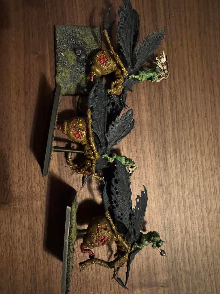 Warhammer Nurgle Plague Drones 3x, Hobby en Vrije tijd, Wargaming, Ophalen of Verzenden, Zo goed als nieuw, Warhammer