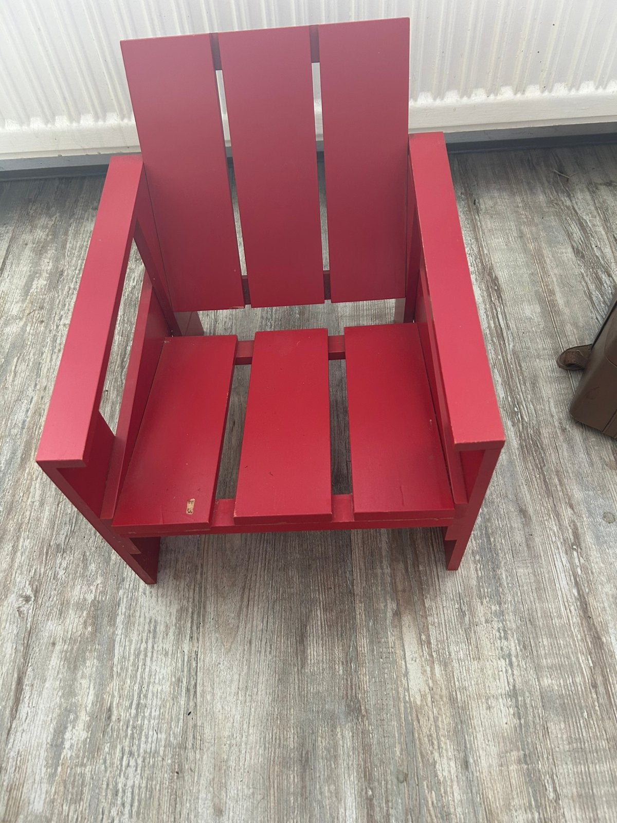 Te koop Rietveld kratstoel, Ophalen of Verzenden, Gebruikt, Stoel(en)