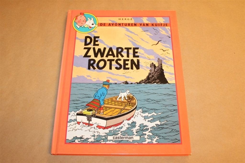 Kuifje dubbelalbum - Zwarte rotsen/ Geheimzinnige ster HC, Boeken, Eén stripboek, Ophalen of Verzenden, Zo goed als nieuw