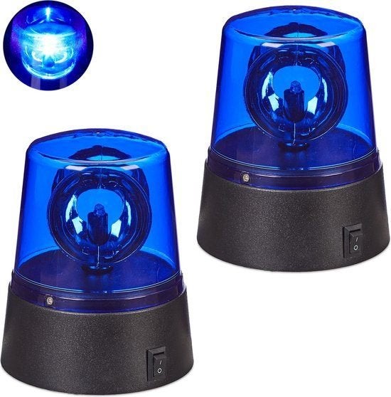 zwaailamp blauw, Ophalen, Gebruikt, Licht