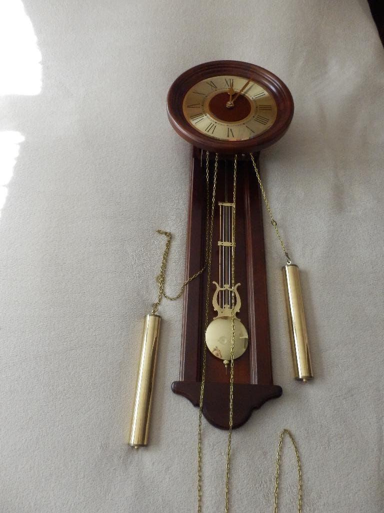 Warmink / Wuba regulator wandklok - hoogte 90 cm, Ophalen