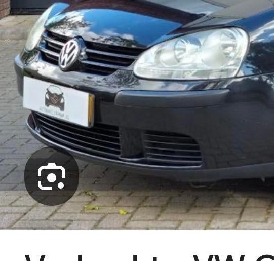 VW Golf 5 Voorfront Bumper Zwart Nieuw, Auto-onderdelen, Ophalen, Nieuw, Bumper, Volkswagen