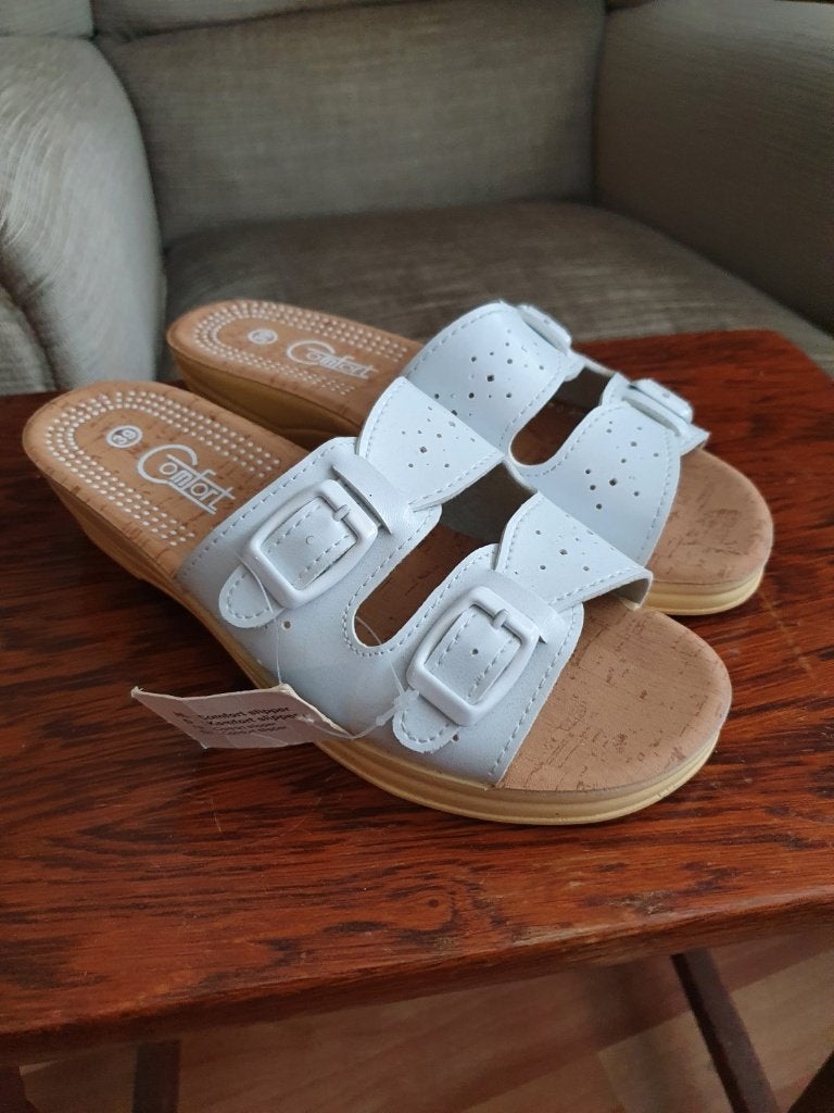 Nieuwe witte sandalen maat 39, Ophalen of Verzenden, Nieuw, Wit, Sandalen of Muiltjes