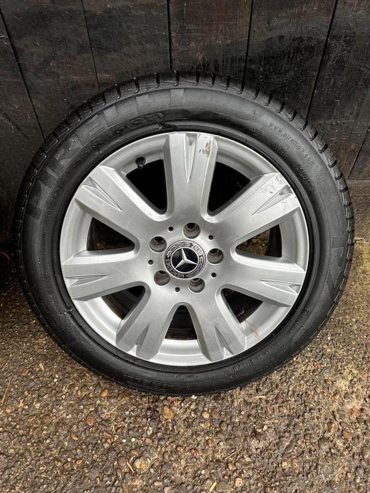 Originele Mercedes C-klasse velgen W204 16? 5x112 zomerset, Niet ingevuld, Gebruikt, 16 inch, Banden en Velgen