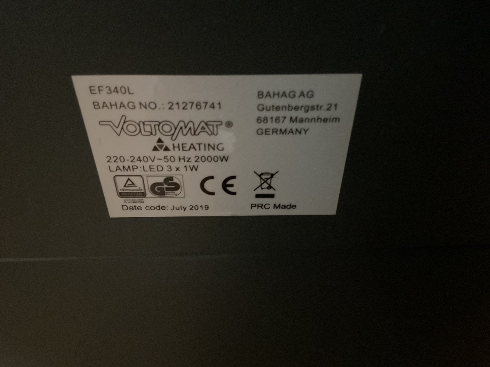 Leuk Elektrische kacheltje, Ophalen, Gebruikt, Overige soorten, Elektrisch