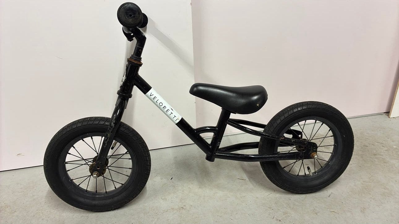 Veloretti loopfiets zwart, Ophalen, Gebruikt, Loopfiets