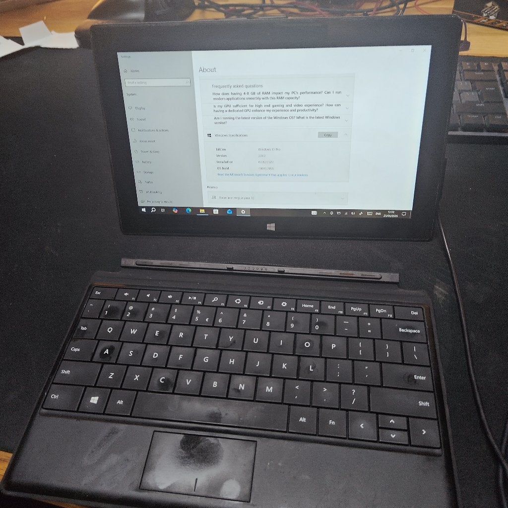 surface 128 gb, Computers en Software, Windows Tablets, Ophalen, 12 inch, 128 GB, Wi-Fi