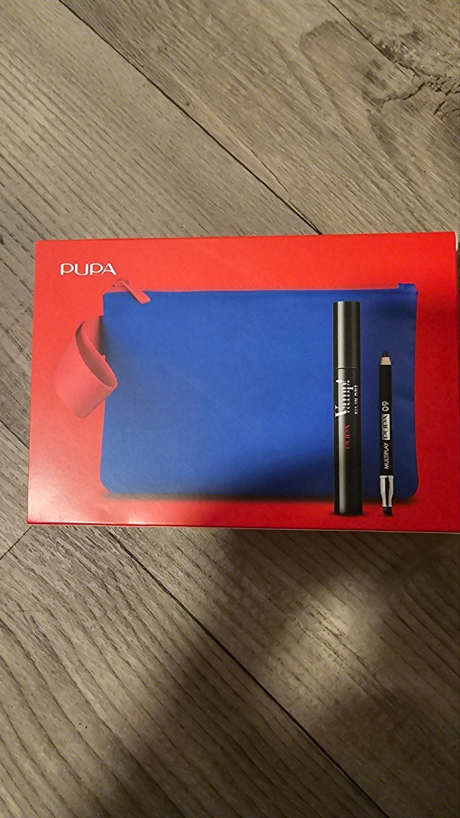 Pupa Make-up Set: Mascara, Oogpotlood & Toilettasje, Ogen, Zwart, Nieuw, Ophalen of Verzenden