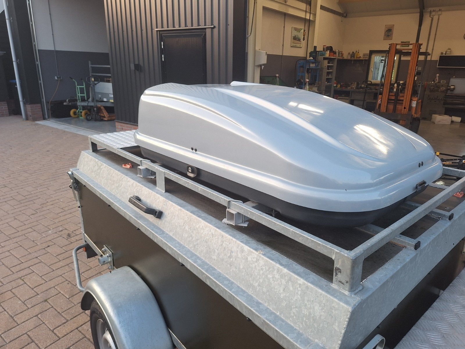 Dakkoffer bagagewagen, Ophalen, Gebruikt
