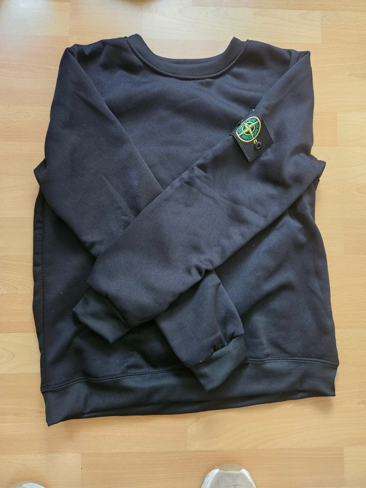 Stone Island Trui Zwart Maat L, Ophalen, Maat 52/54 (L), Zwart, Nieuw