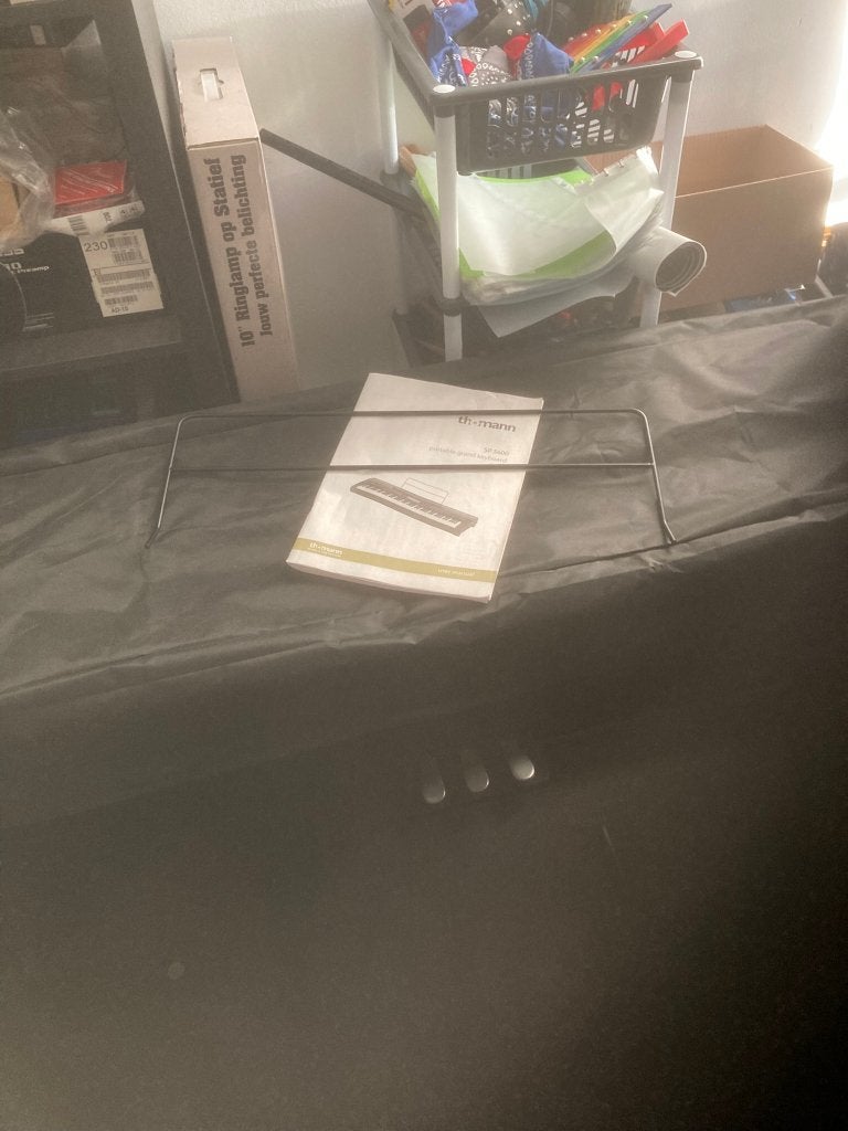 Thomann SP5600 electrische piano met onderstel, Ophalen, Gebruikt, Zwart, Digitaal