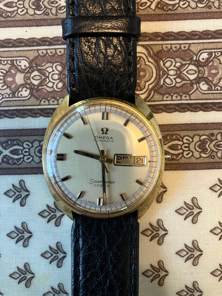 Vintage Omega Seamaster Cosmic Automatic!, Staal, Met bandje, Polshorloge, Omega