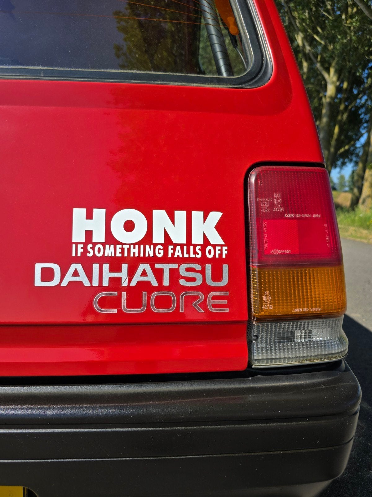 Daihatsu Cuore L80 0.8 1987 Rood, foto 12