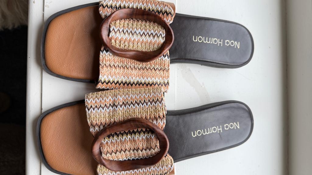 Noa Harmon slippers 41, Beige, Nieuw, Sandalen of Muiltjes, Ophalen of Verzenden