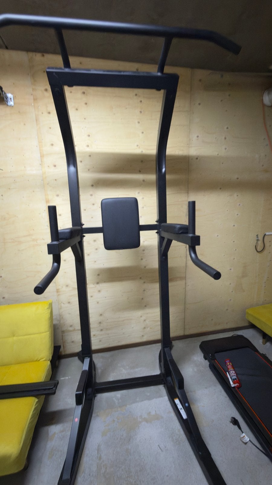 Power Tower Optrekstation Dipstation Fitness Krachttraining, Sport en Fitness, Ophalen, Gebruikt, Armen, Oprekstang