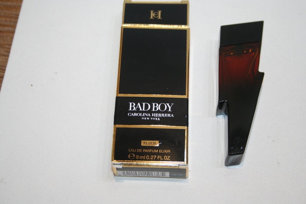 Carolina Herrera Bad Boy elixir 8 ml EdP nieuw & OVP, Verzamelen, Verzenden, Nieuw, Miniatuur, Gevuld