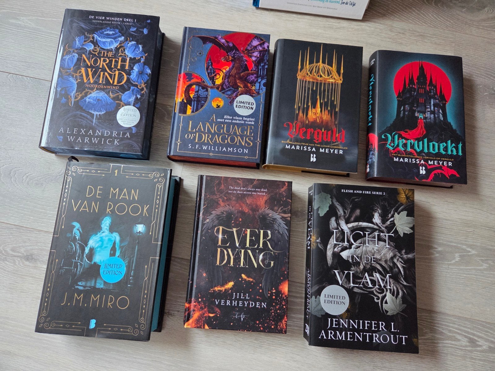 7x Sprayed Edges Fantasy boeken oa Limited Edition, Boeken, Fantasy, Ophalen of Verzenden, Zo goed als nieuw