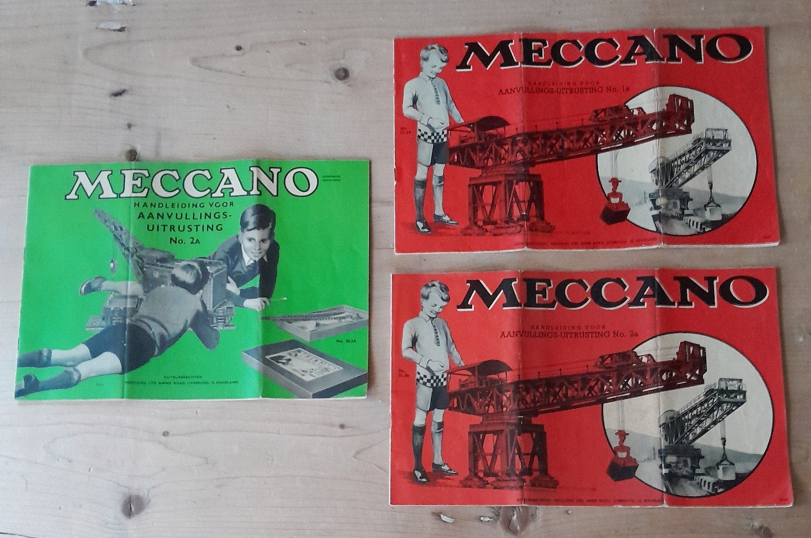 Oude Meccano boekjes uit jaren '60., Ophalen of Verzenden, Gebruikt