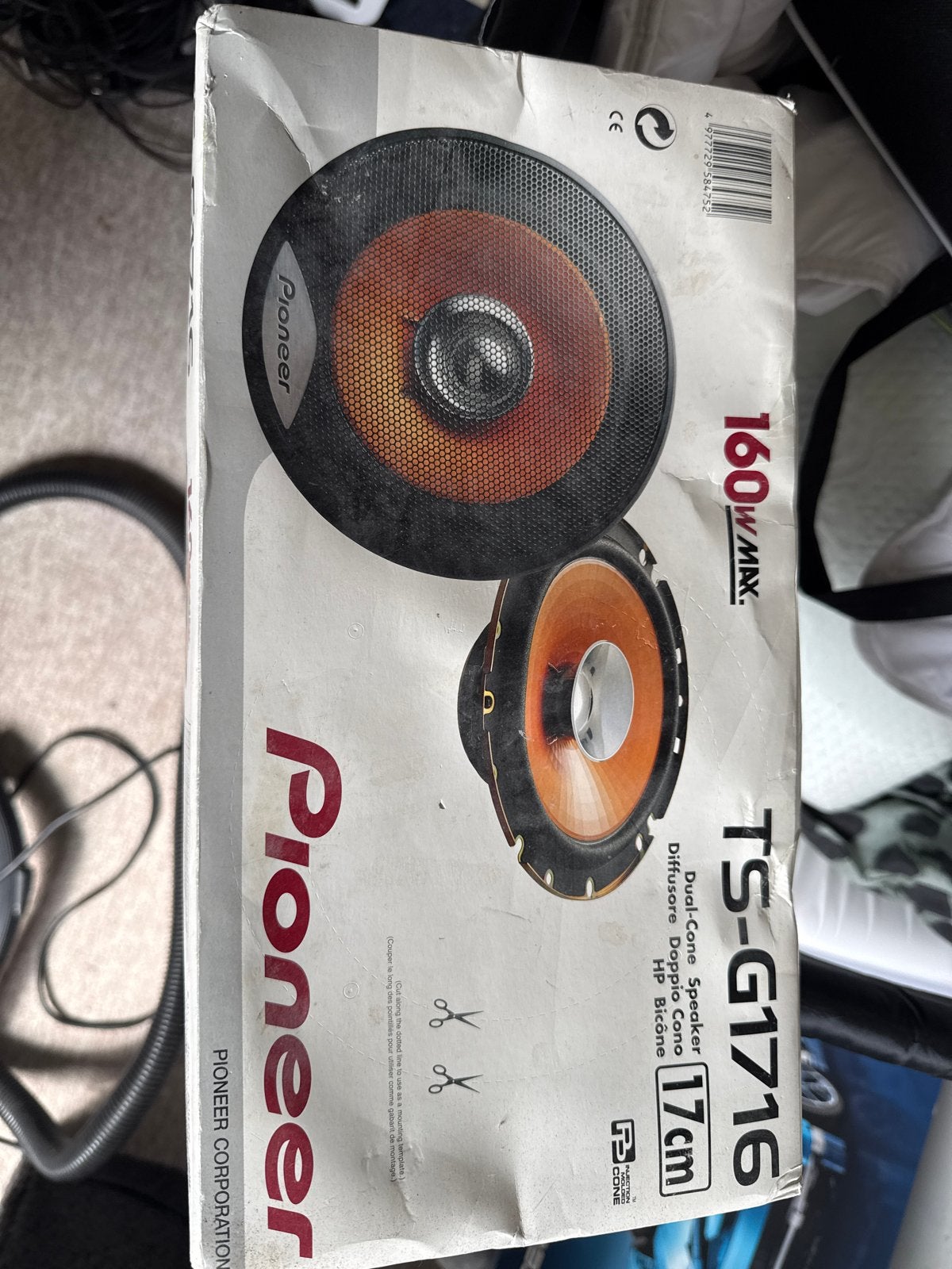 Pioneer TS-G1716 Dual-Cone Speakers 17cm 160W MAX, Ophalen, Nieuw