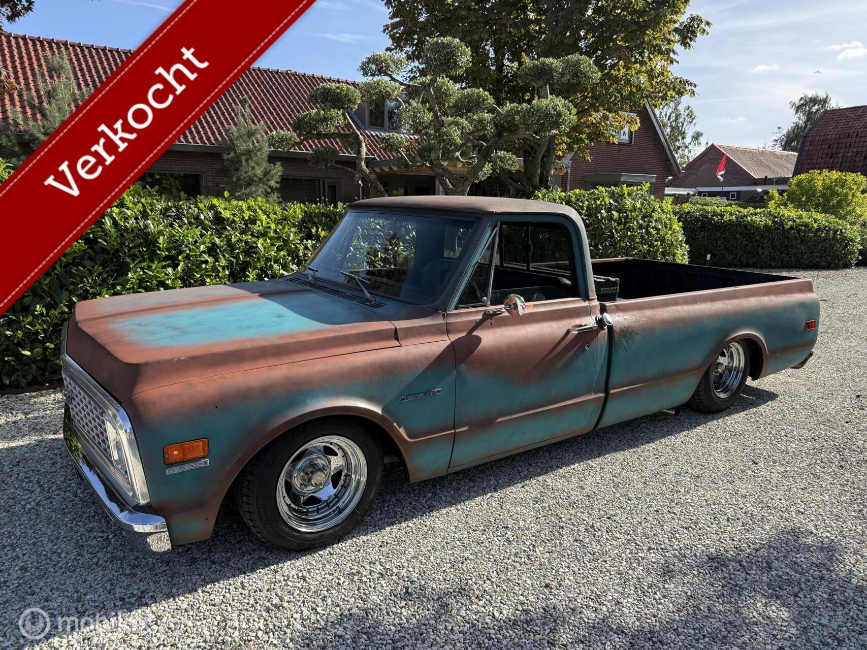Chevrolet C10 Custom 1971 | 350 V8 | Airride | Patina, Auto's, Automaat, Gebruikt, 8 cilinders, Chevrolet