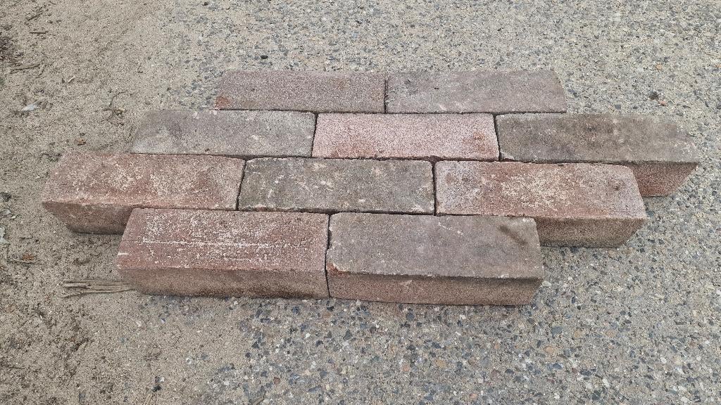 Restpartijen gebakken klinkers 7 duimers walen moet weg, Tuin en Terras, Ophalen, Overige materialen, Klinkers, Nieuw