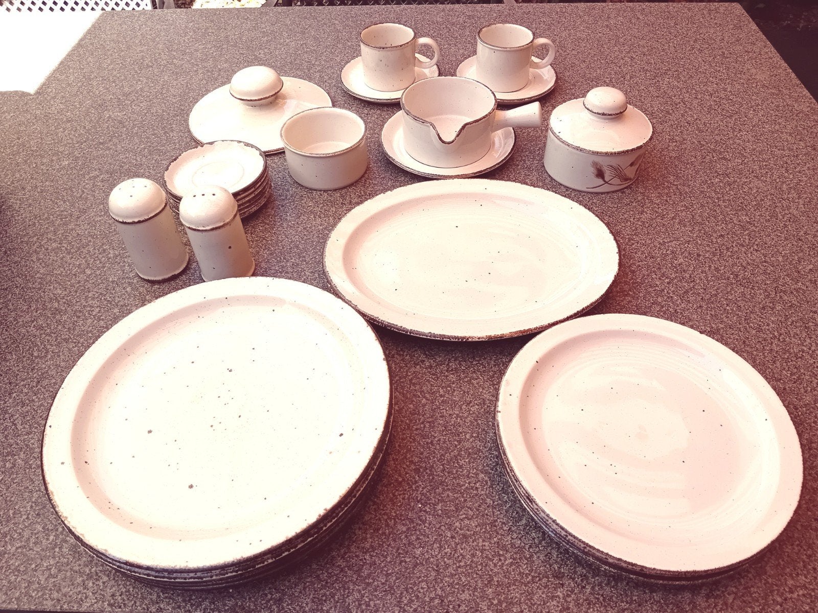 Midwinter Stonehenge Creation servies Wedgwood puntgaaf, Huis en Inrichting, Ophalen of Verzenden, Zo goed als nieuw, Bord(en)
