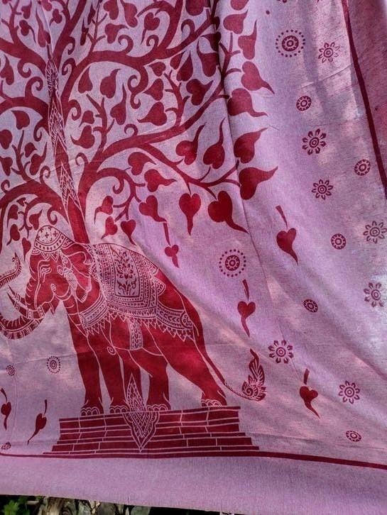 Groot Kleed, India, wand, bed, bank, zomerdeken olifant, Huis en Inrichting, Ophalen of Verzenden, Nieuw