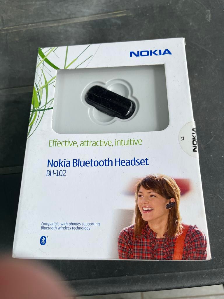 Nieuwe Nokia Bluetooth Headset BH-102, Ophalen, Zwart, Overige merken, Bluetooth