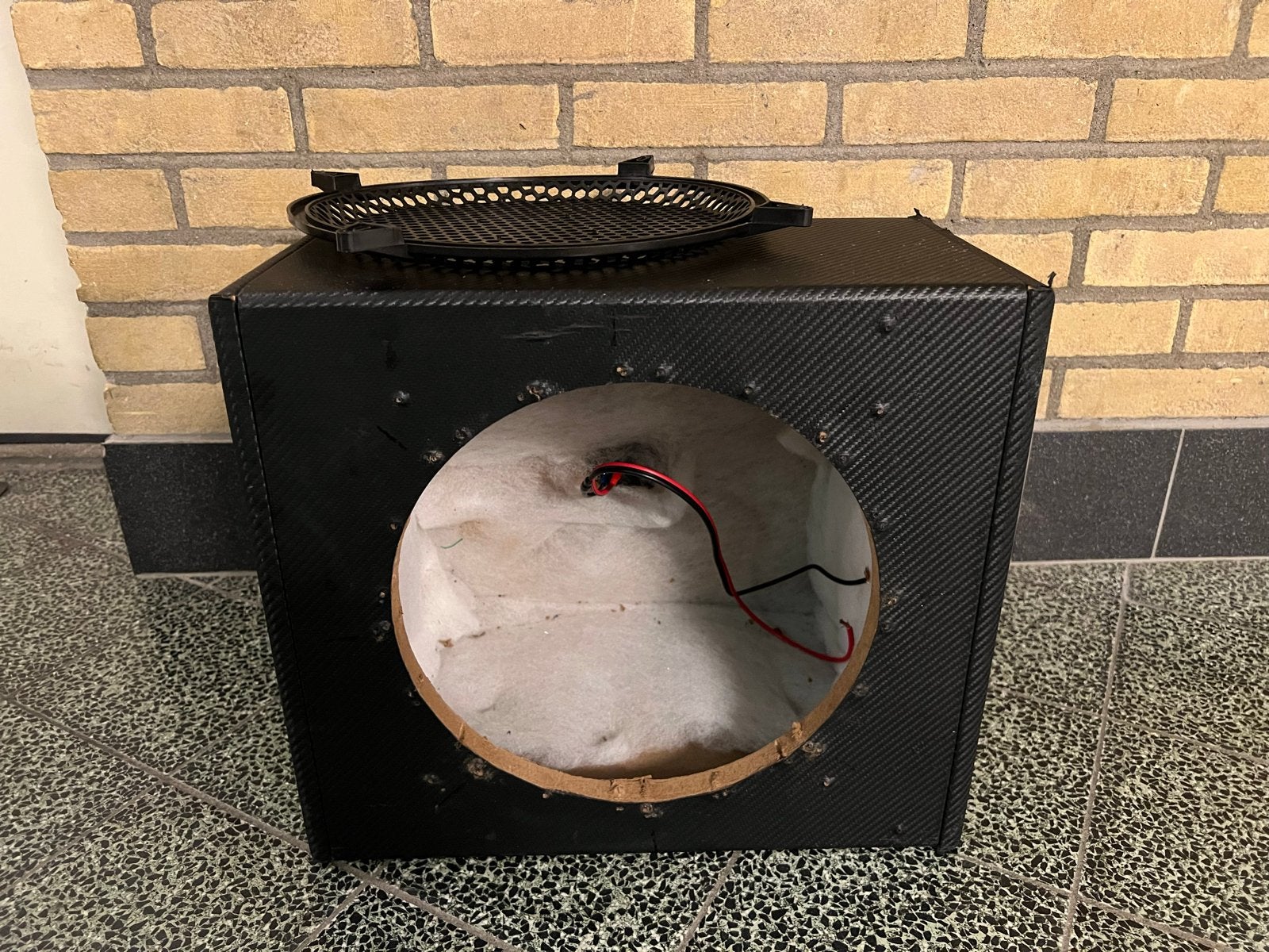 12 inch Subwoofer Kist - Leeg, Ophalen of Verzenden, Gebruikt, Subwoofer