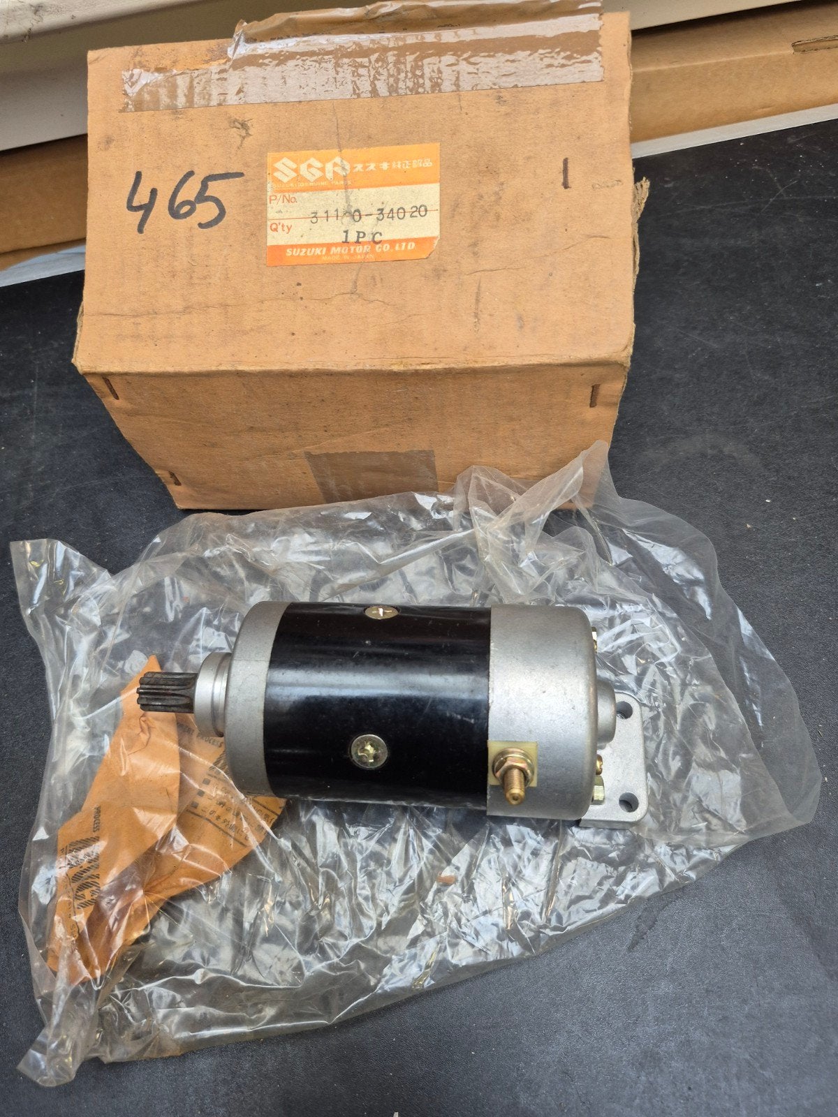 suzuki gt550 startmotor New old stock nos, Ophalen of Verzenden