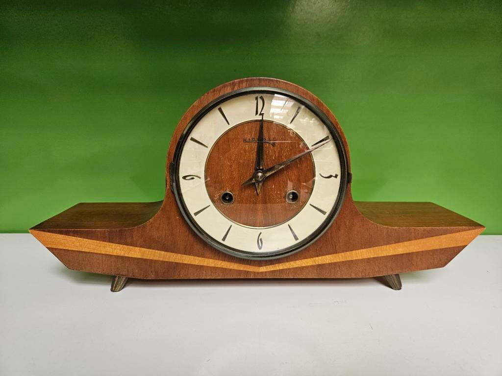 Kienzle schoorsteenklok / pendule / tafelklok, Antiek en Kunst, Antiek | Klokken, Ophalen of Verzenden