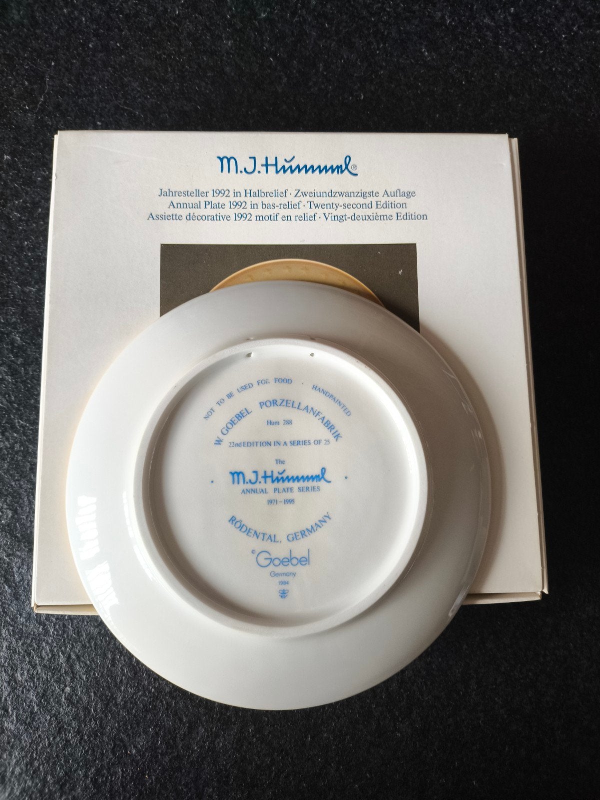 Hummel bordjes, Verzamelen, Beelden en Beeldjes, Ophalen, Zo goed als nieuw, Hummel