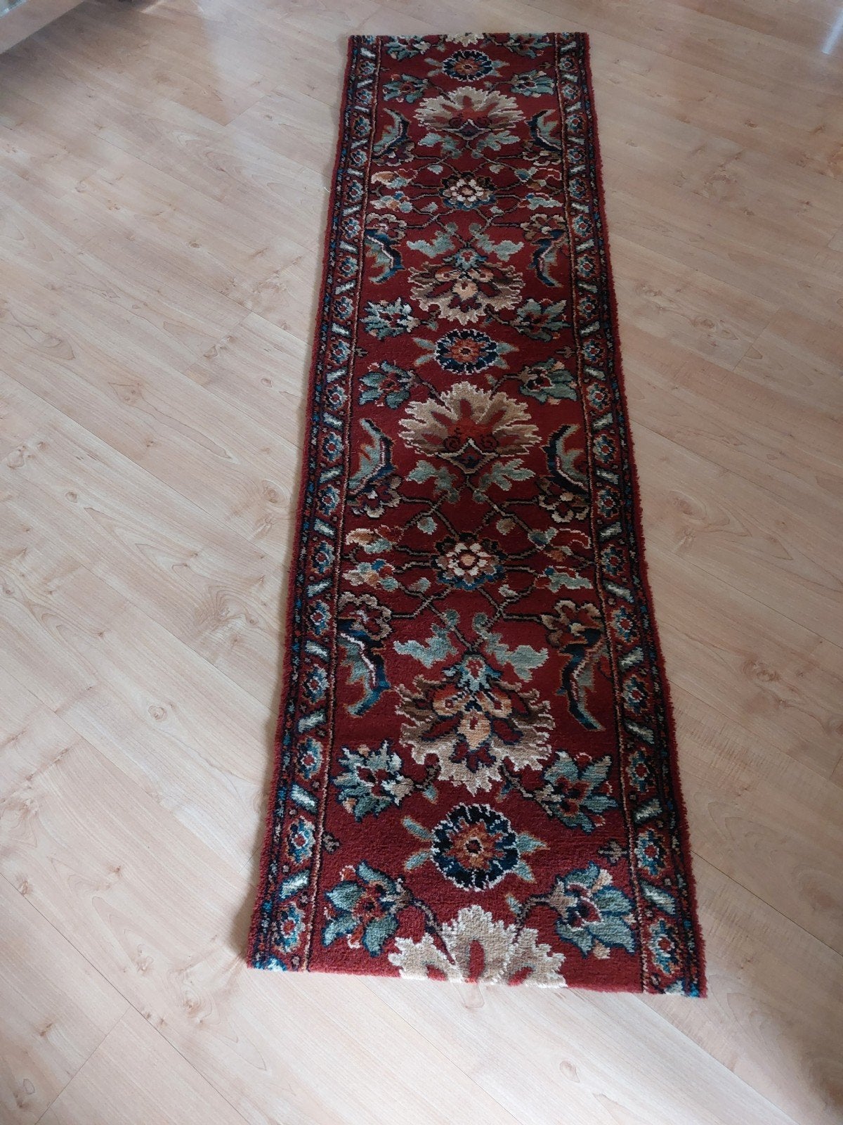 Vintage Loper 60/70er jaren., Huis en Inrichting, Stoffering | Tapijten en Kleden, Ophalen of Verzenden, Zo goed als nieuw, Rechthoekig