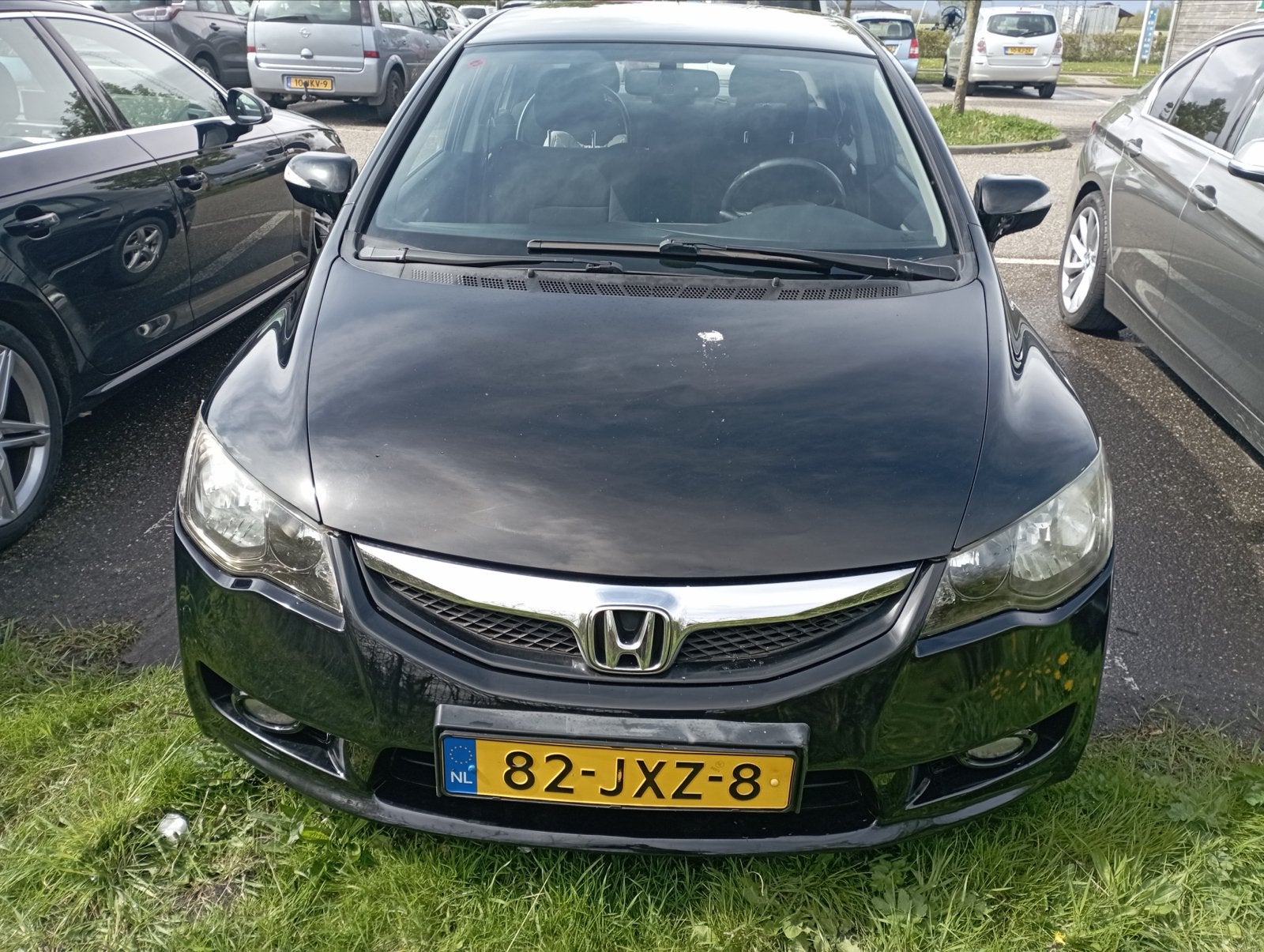 Honda Civic 1.3 Vtec Hybrid 4DR C-tr. 2009 Zwart, Auto's, Zwart, Origineel Nederlands, 22 km/l, Sedan