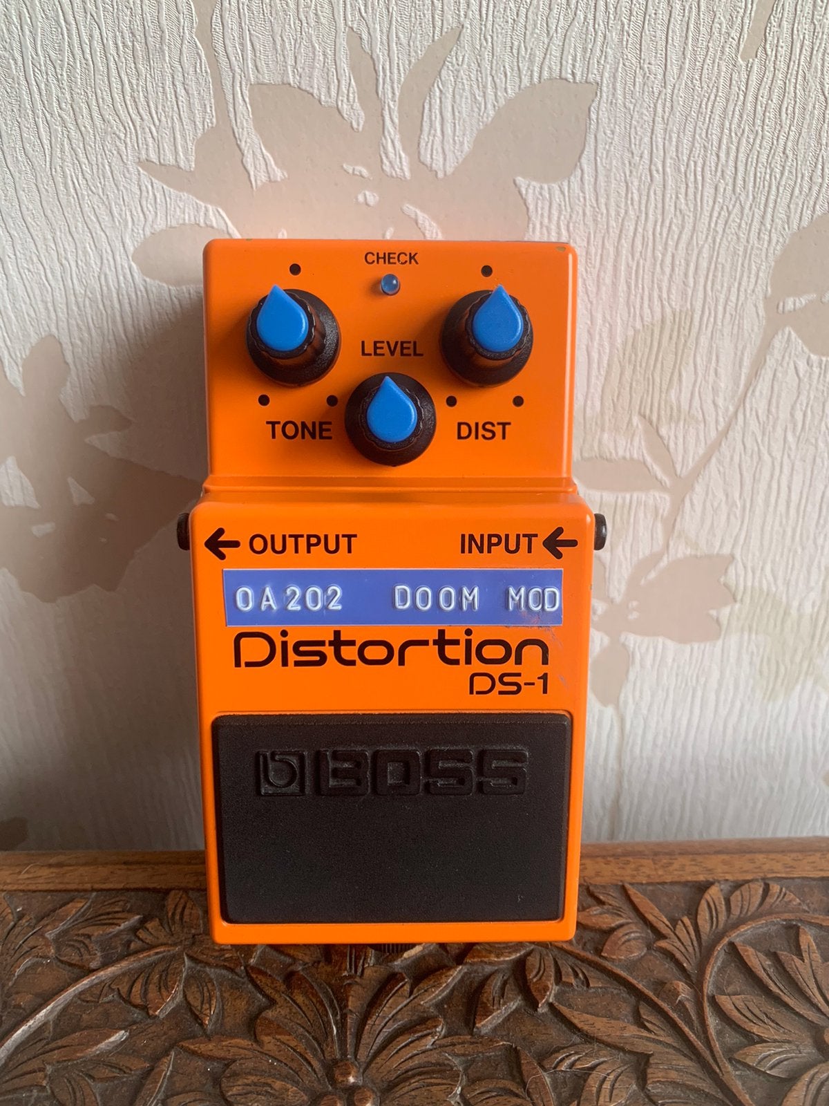 Boss DS-1 OA202 Doom Mod by IAATI - fuzzy, Ophalen of Verzenden, Gebruikt, Distortion, Overdrive of Fuzz