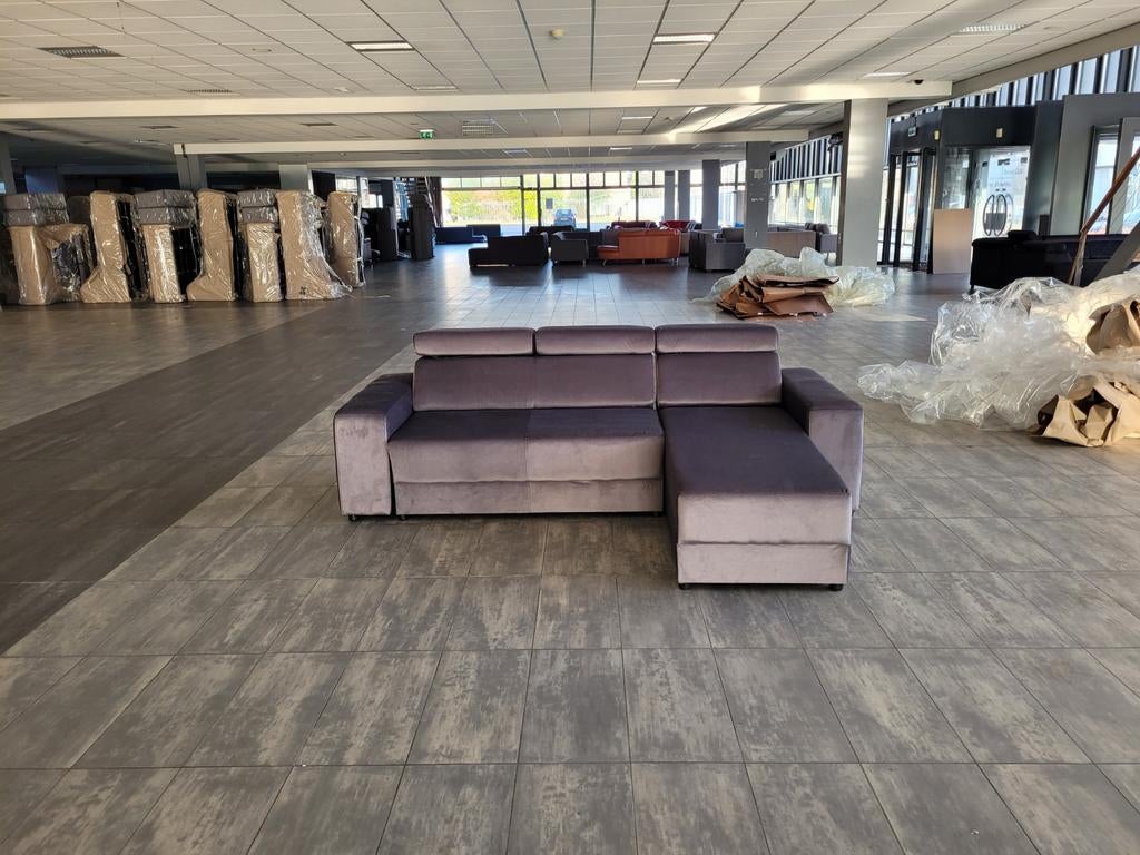❇️ OUTLET antraciet hoekbank L of R 240x180| GRATIS LEVERING, Huis en Inrichting, Hoekbank, Ophalen of Verzenden, Donauweg 11A Amsterdam