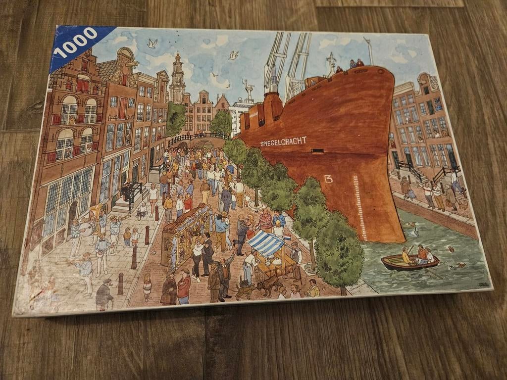 Puzzel Amsterdam 1000 stukjes, Ophalen of Verzenden, 500 t/m 1500 stukjes, Zo goed als nieuw