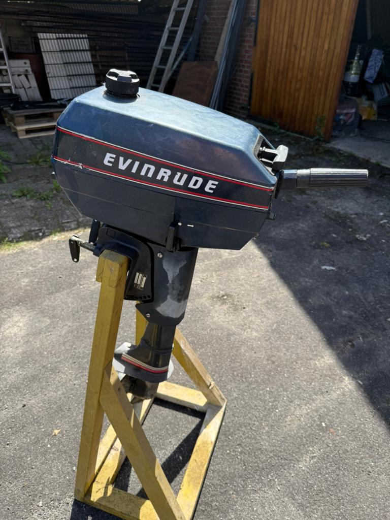 Evinrude 4pk buitenboordmotor, Ophalen, Gebruikt, Minder dan 5 pk, Buitenboordmotor